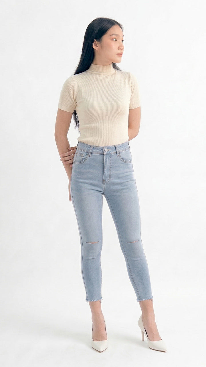 Helia Skinny Ripped Highwaist
