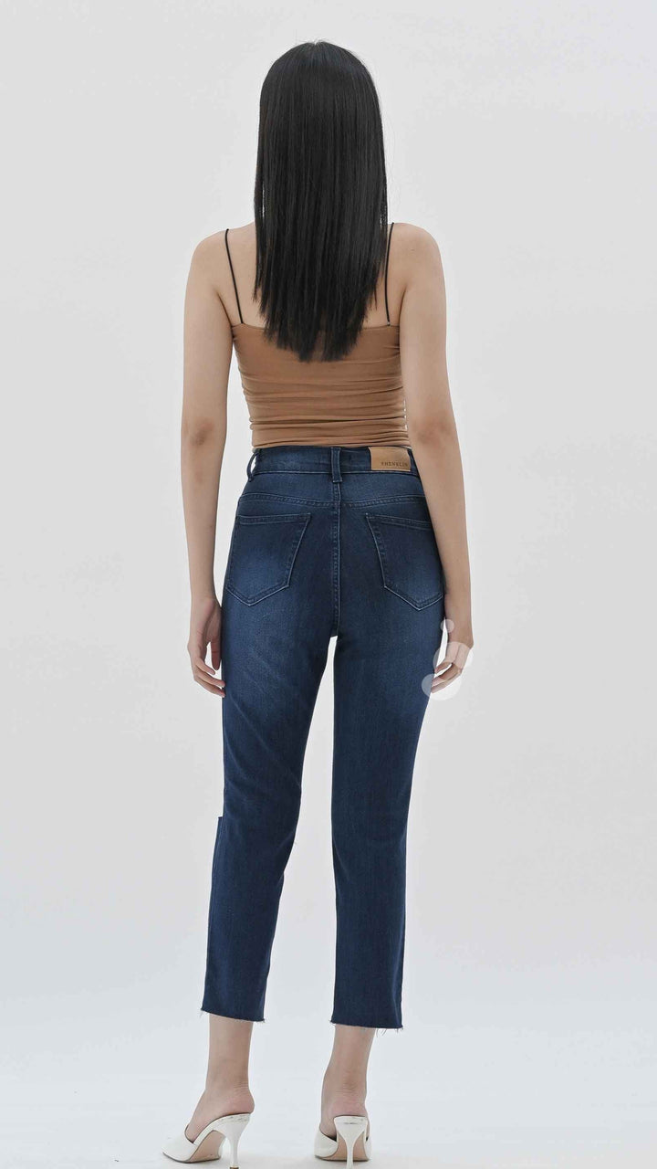Helia Skinny Ripped Highwaist
