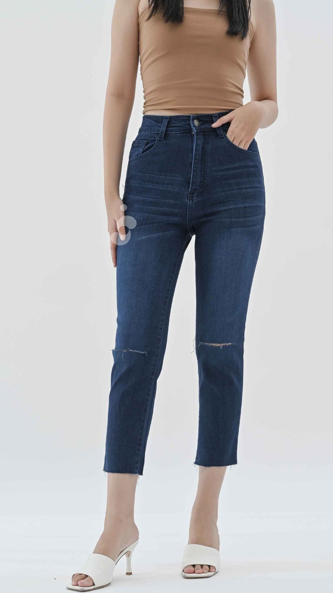 Helia Skinny Ripped Highwaist