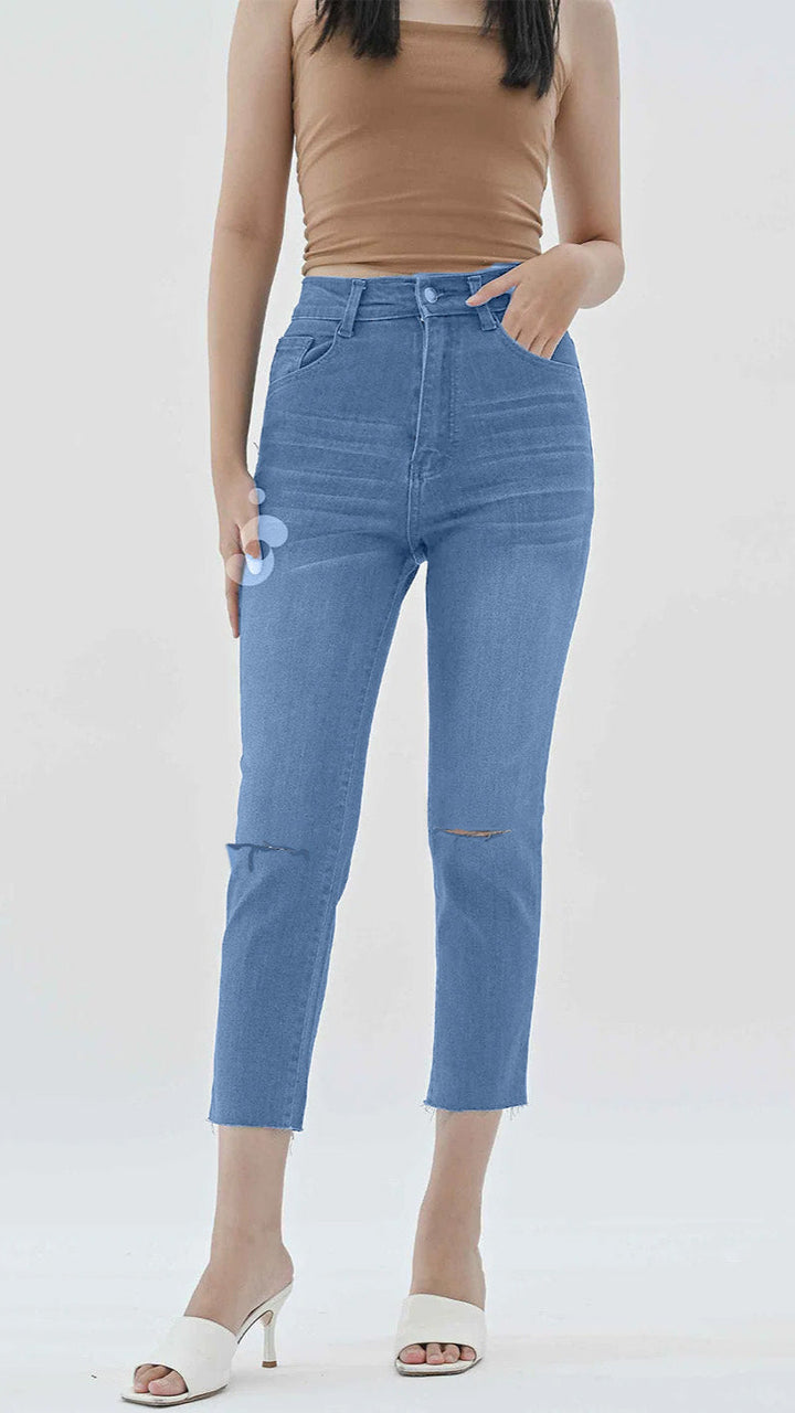 Helia Skinny Ripped Highwaist