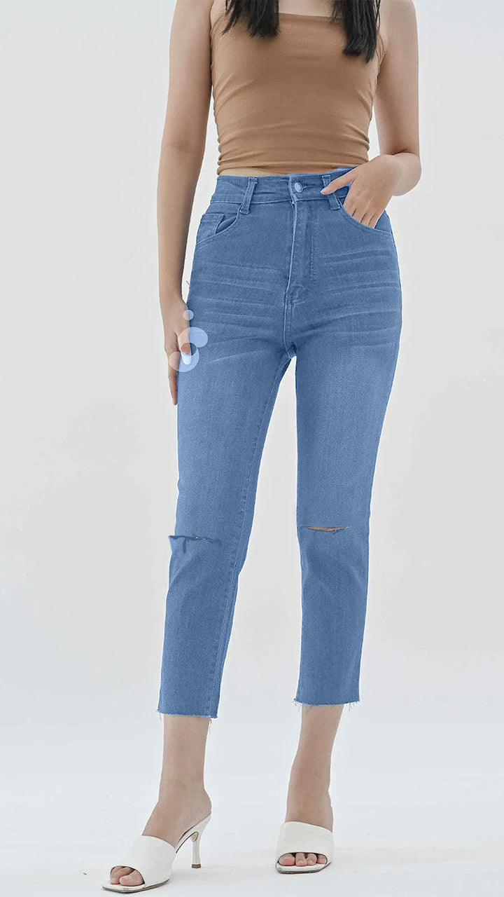 Helia Skinny Ripped Highwaist